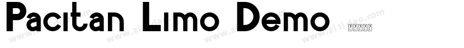 Pacitan Limo Demo字体转换